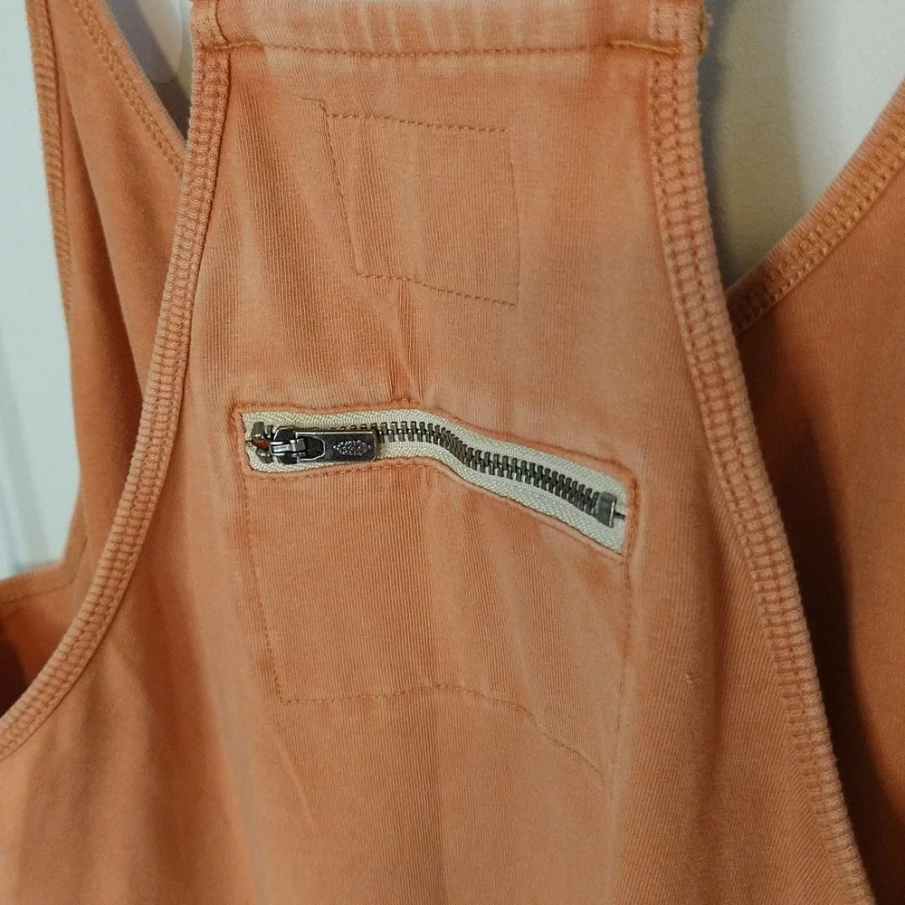Free People Hotshot Romper In Cedar (Earthy Terracotta Orange) - Picture 13 of 14